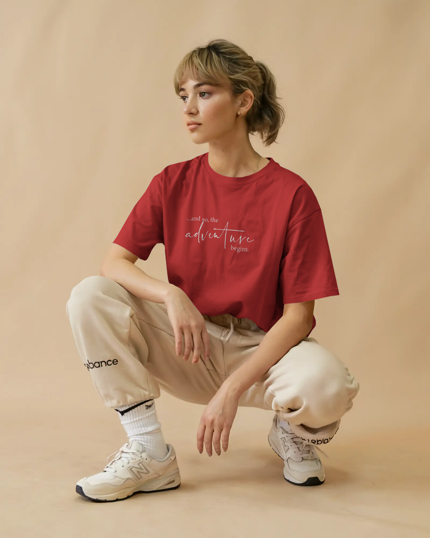 “...and so, the adventure begins.” Step into comfort and confidence — one bold tee at a time.